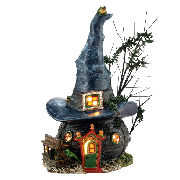 Department 56 Snow Village Halloween  Toads & Frogs Witchcraft Haunt Building 4036591 -2