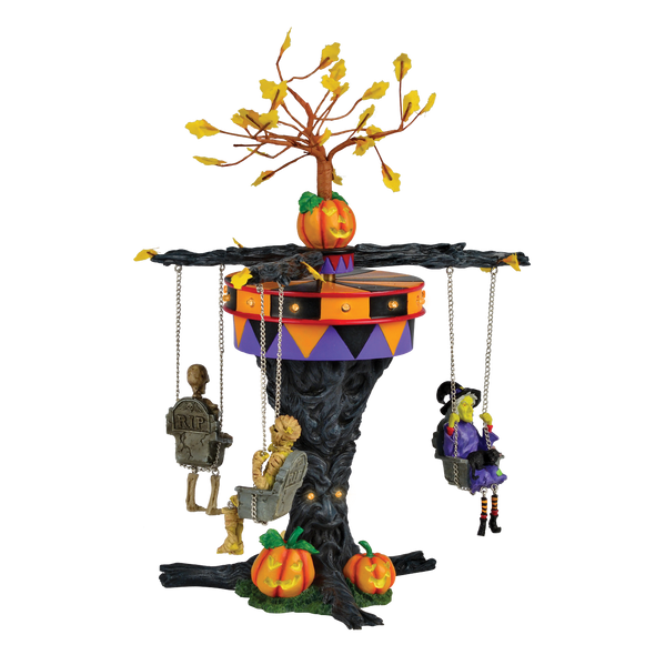 Department 56 halloween village animerede swingende ghoulies 56.53133