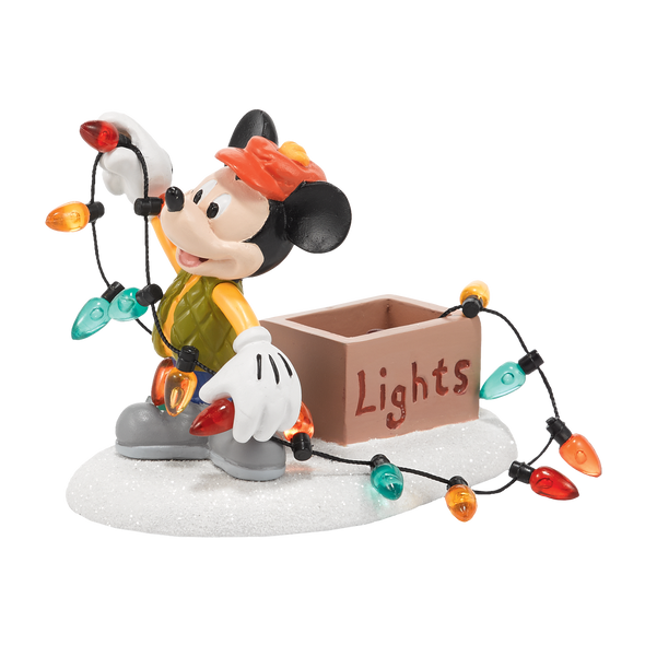 Department 56 Disney Village Mickey Lights Up Christmas 4038634