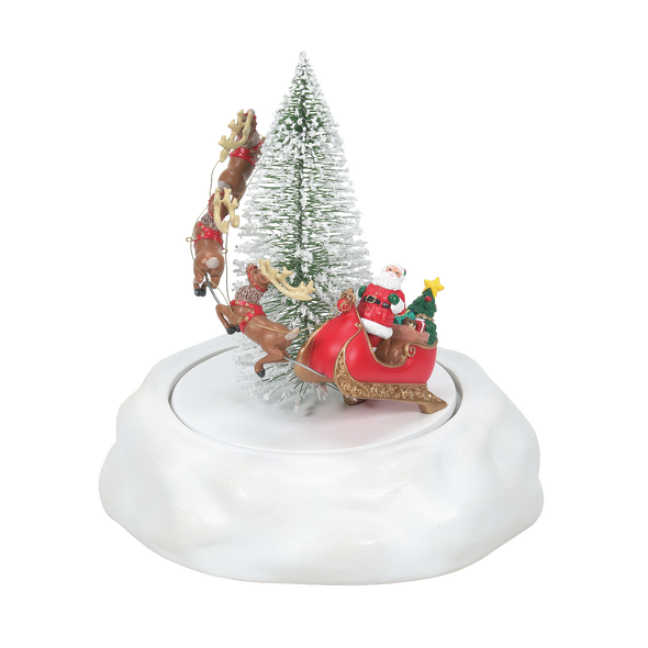 Department 56 Village-Zubehör, animierter Weihnachtsschlitten, 6009801