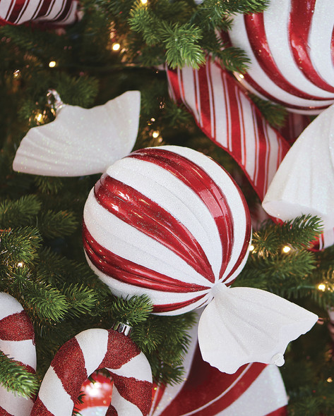 Grande décoration de Noël de bonbons à la menthe poivrée Raz de 13 po 4214945
