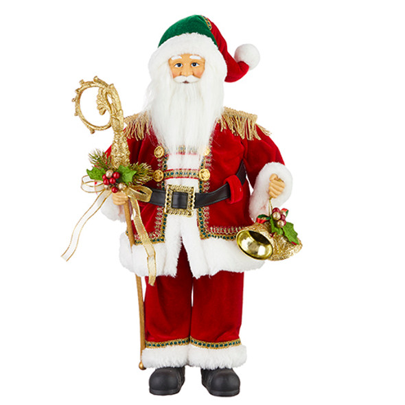 Figura Tradicional de Natal do Papai Noel Raz 21,25" ou 24" -2