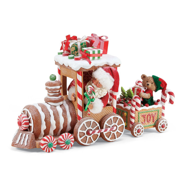 Juego de tren de pan de jengibre de Papá Noel de sueños posibles -2