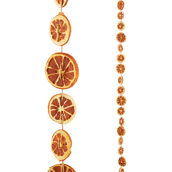 Raz 5.5' Orange Slice Christmas Tree Garland G4202278 -2