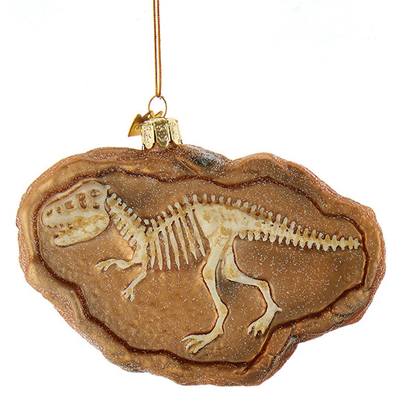 4,75" nobele edelstenen dinosaurus fossiel glas kerstornament nb1726 -2