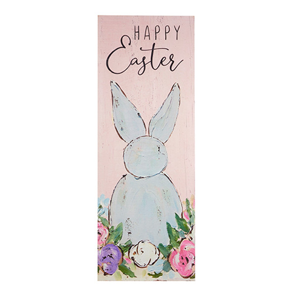 Raz 47.5" Happy Easter Bunny Porch Sign 4327989 -2