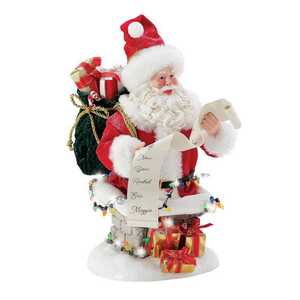 Department 56 Possible Dreams On the Ball Santa Figure