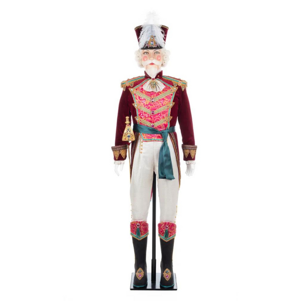 Katherine's Collection 70" Life Size Sugar Plum Prince Nøddeknækker Doll 28-328843