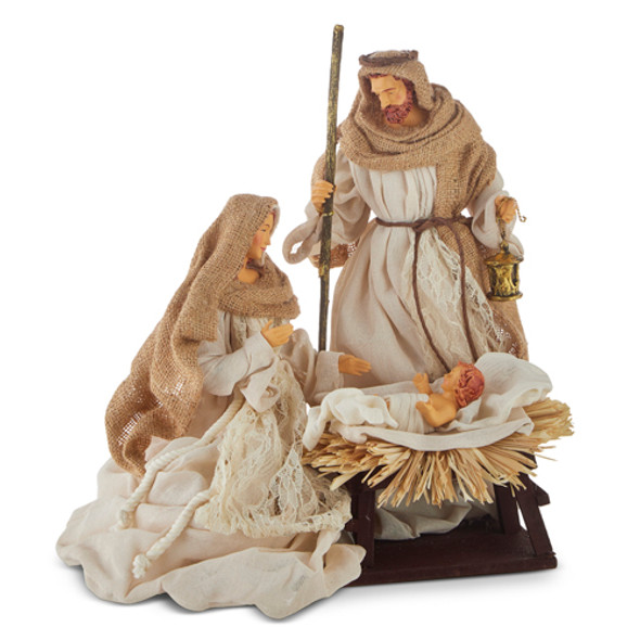 Raz 14.5" Holy Family Nativity Christmas Decoration 4210653 -2