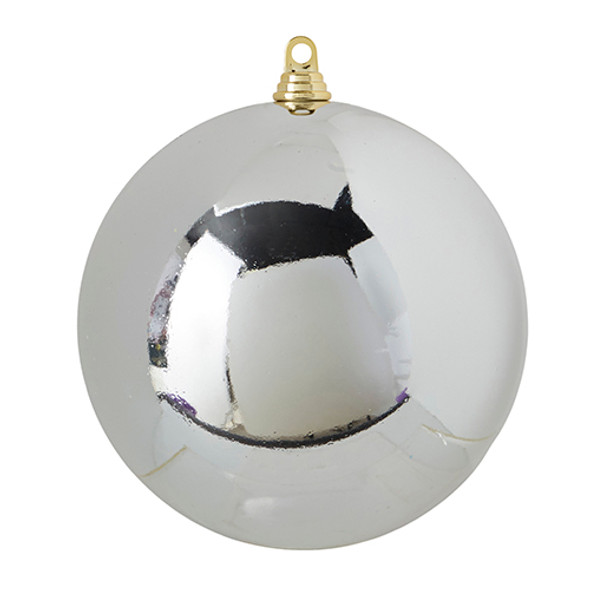 Raz 10" Silver Ball Christmas Ornament 4214857