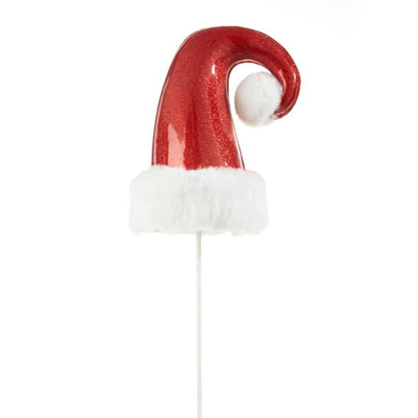 Raz 28" Santa Hat Christmas Tree Pick F4332714