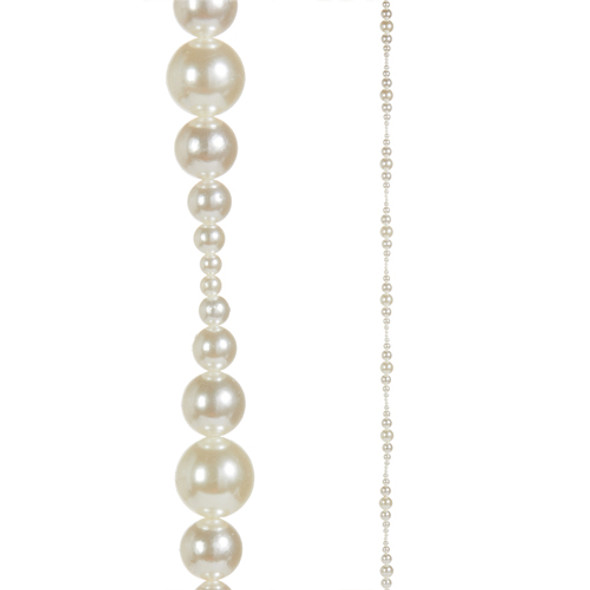 Raz 6' Pearl Christmas Tree Garland G4320040 -2