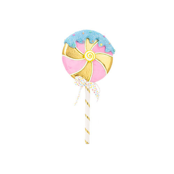 December Diamonds 28" Large Pink Lollipop Christmas Pick 08-08846