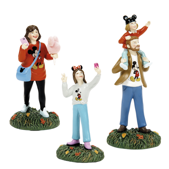 Department 56 pueblo de nieve halloween visitando el parque figura disney 6014559