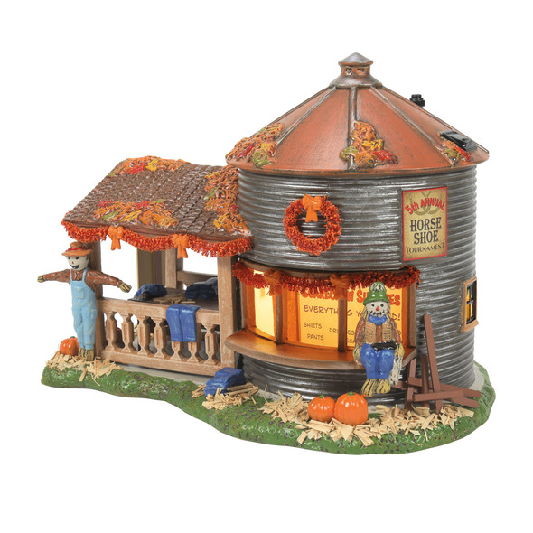 Department 56 pueblo de nieve halloween hacer y llevar choza de espantapájaros 6013598