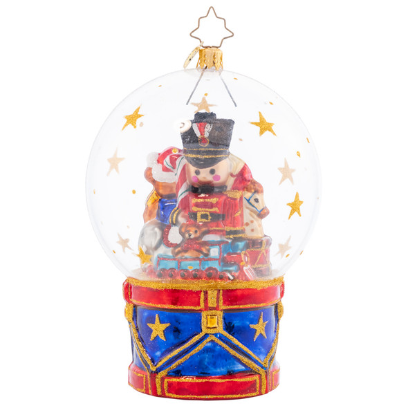 Christopher Radko Toyland Treasures ornement en verre boule à neige 1021566