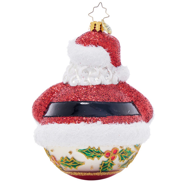 Christopher Radko Jolly Holly Claus Glass Christmas Ornament 1021893 -2