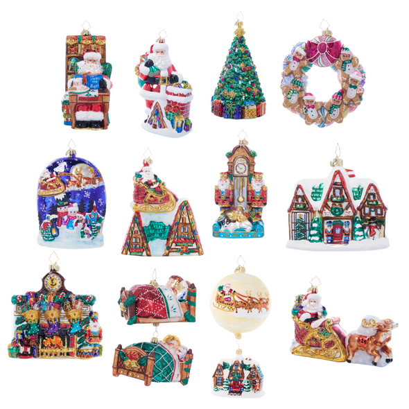 Christopher Radko 2024 Ornament Of The Month 12 Piece Set