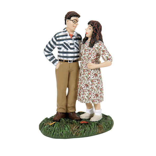 Department 56 beetlejuice village mr. & Fru. maitland figur eksklusiv 6014734