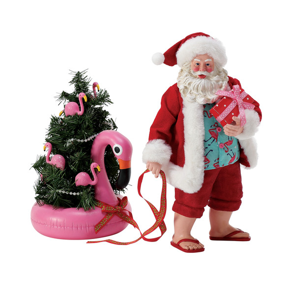 Department 56 Possible Dreams Santa Flamingo Float 6014785