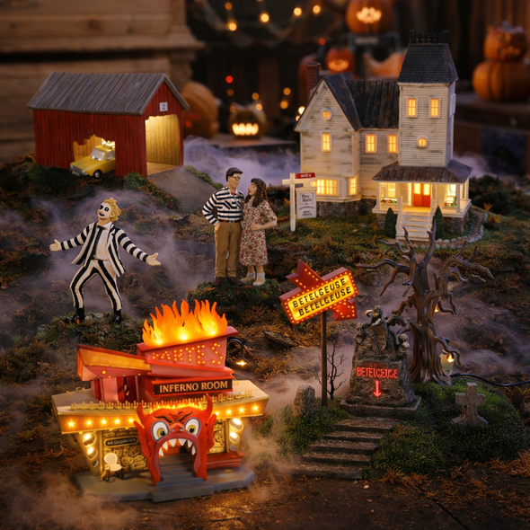 Department 56 Beetlejuice Village 2026 6 Pc Everything Set-2