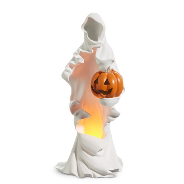 Decoración de Halloween fantasma sin rostro iluminada Raz de 20 "4457647