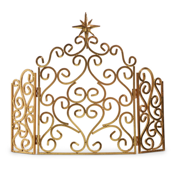 Raz 17" Gold Scrollwork Creche Christmas Backdrop Decoration 4411329