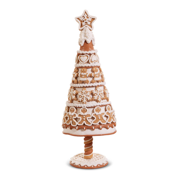 Raz 14" Gingerbread Cookie Tree Christmas Decoration 4416147 -2