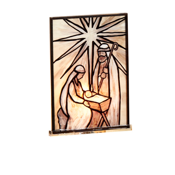 Raz 6,25" Estrela Do Norte Sagrada Família Luz Noturna Decoração De Natal 4419079
