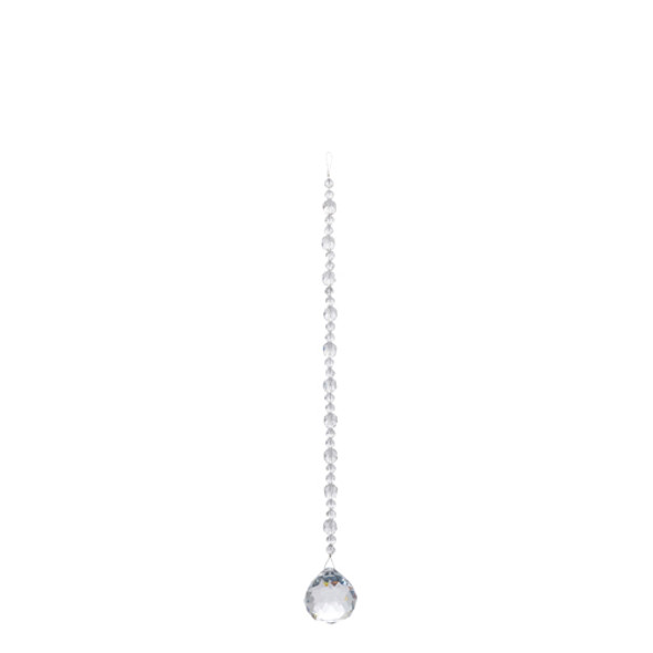 Raz 13.5" Crystal Drop Glass Christmas Ornament 4422895 -2