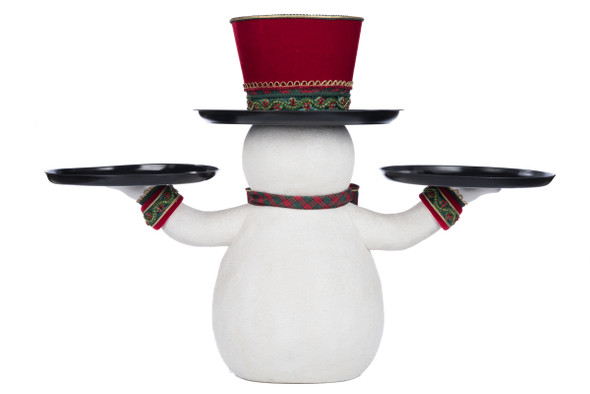 Katherine's Collection 37" Holiday Magic Snowman Serving Piece Christmas Home Decor 28-428322 -2