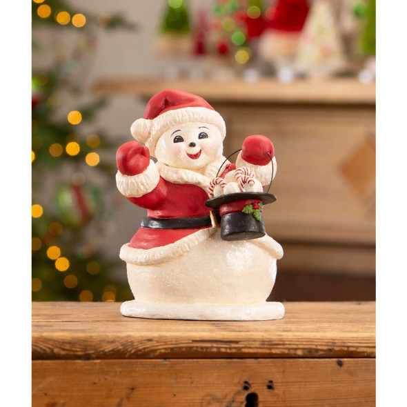 Bethany Lowe 8.5" Frosty Claus Snowman Vintage Christmas Figure TD3172