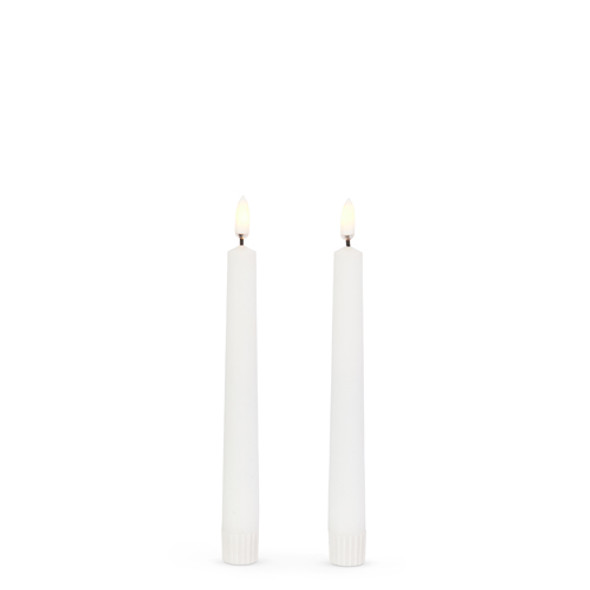 Raz 7", 10", 12.5" White Taper Candle Set of 2 Tapers -2 Raz 7", 10", 12.5" White Taper Candle Set of 2 Tapers -2