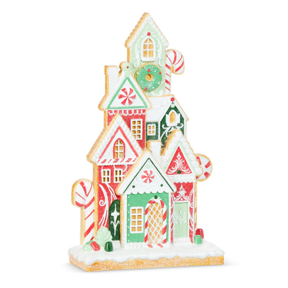 Raz 16" Peppermint Gingerbread Village Christmas Figure 4510373 Raz 16" Peppermint Gingerbread Village Christmas Figure 4510373