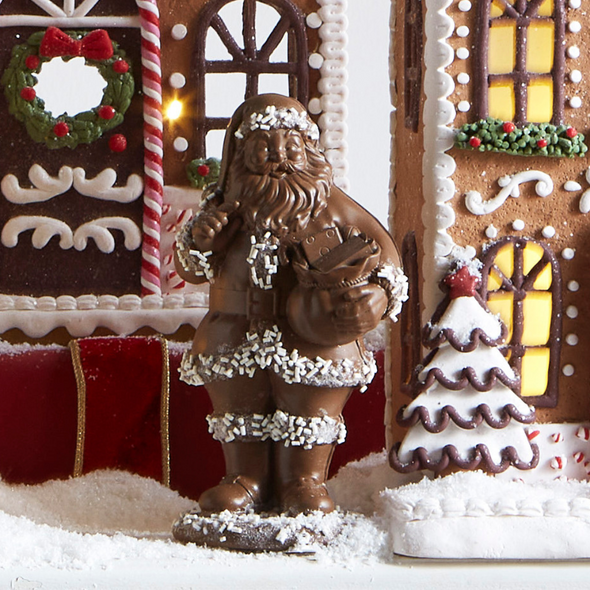 Raz 7" Chocolate Santa Christmas Figure 4510451 Raz 7" Chocolate Santa Christmas Figure 4510451