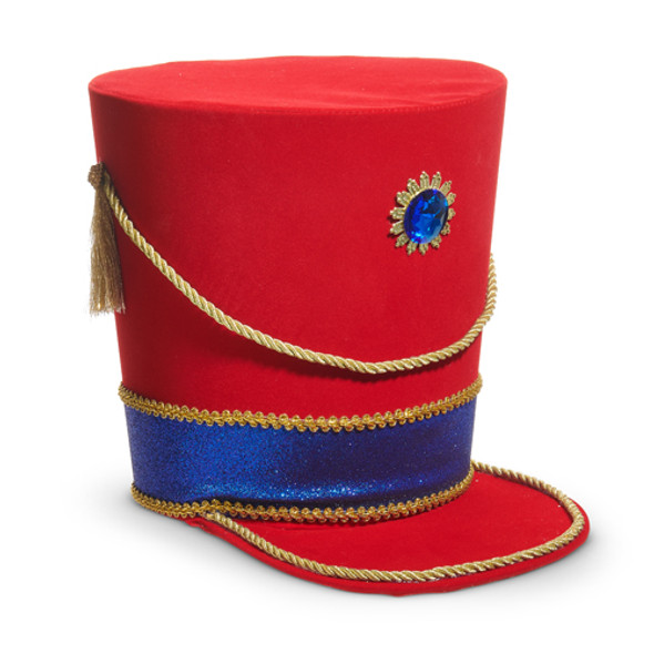 Raz 11.5" or 8.25" Red Nutcracker Hat Christmas Tree Topper Decoration -2 Raz 11.5" or 8.25" Red Nutcracker Hat Christmas Tree Topper Decoration -2