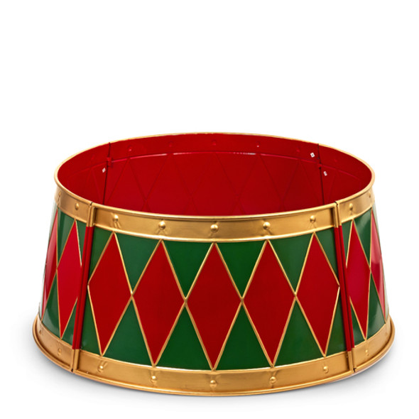 Raz 36" Metal Drum Tree Collar Christmas Tree Accessory 4525929 Raz 36" Metal Drum Tree Collar Christmas Tree Accessory 4525929