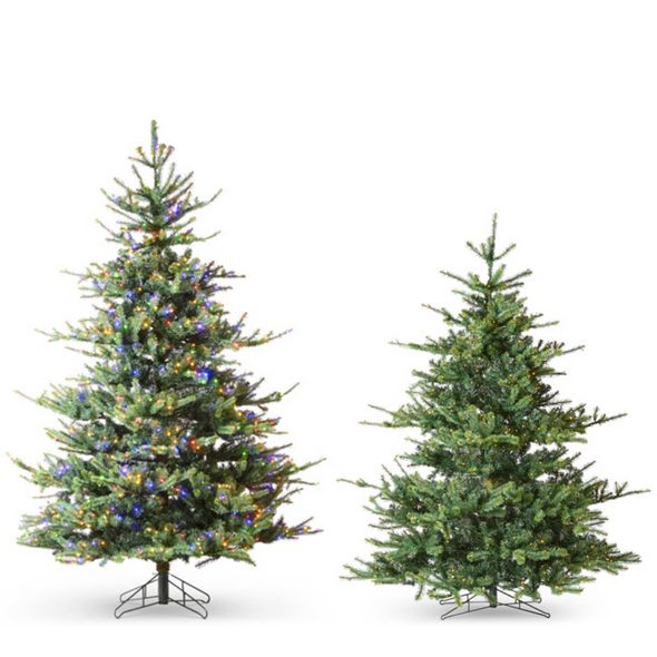 Raz 7.5' or 9' Deluxe Rocky Mountain Spruce Christmas Tree with Brilliant Color Change LED Lights -2 Raz 7.5' or 9' Deluxe Rocky Mountain Spruce Christmas Tree with Brilliant Color Change LED Lights -2