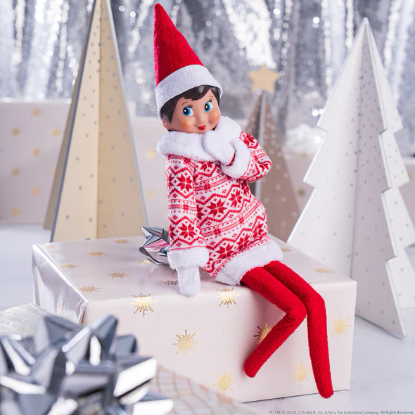 Elf On The Shelf Claus Couture Collection Snowflake Sweetie Dress Outfit CCSWTRDRS2 Elf On The Shelf Claus Couture Collection Snowflake Sweetie Dress Outfit CCSWTRDRS2