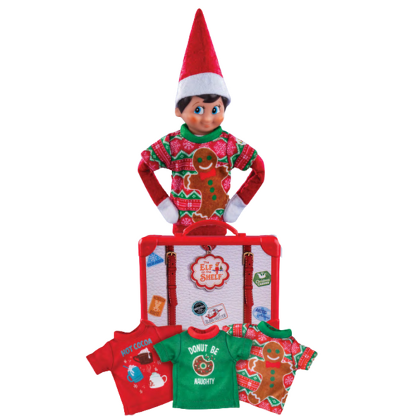 Elf On The Shelf Claus Couture Collection Festive Fun T-Shirt Outfit Set CCTEE3PK Elf On The Shelf Claus Couture Collection Festive Fun T-Shirt Outfit Set CCTEE3PK