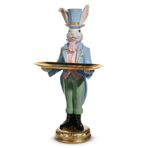 Raz 20" or 23" Balancing Mr. Bunny Butler Easter Decoration -2