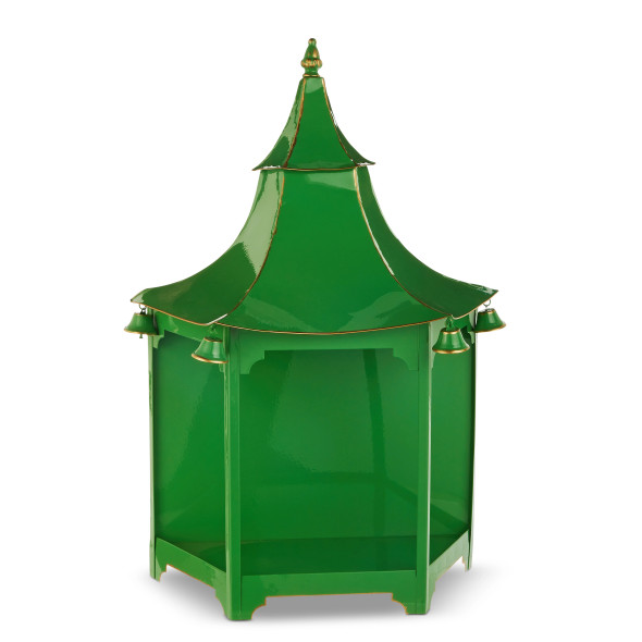 Raz 24" Green Pagoda Wall Lantern Spring Home Decor 4659088