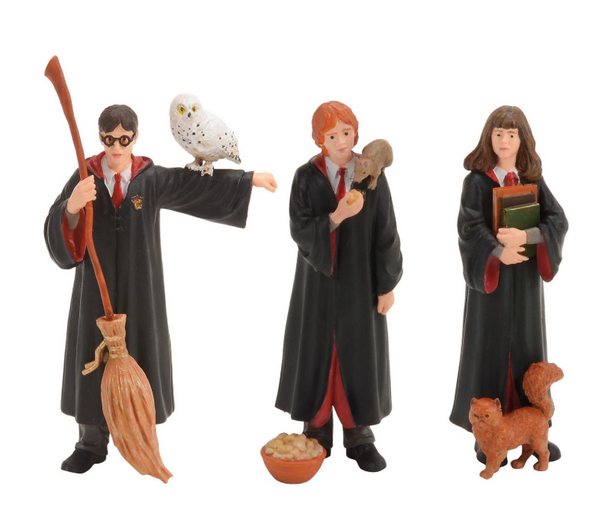 Department 56 Harry Potter The Trio Ron, Harry, Hermione Figures Set of 3 6018391