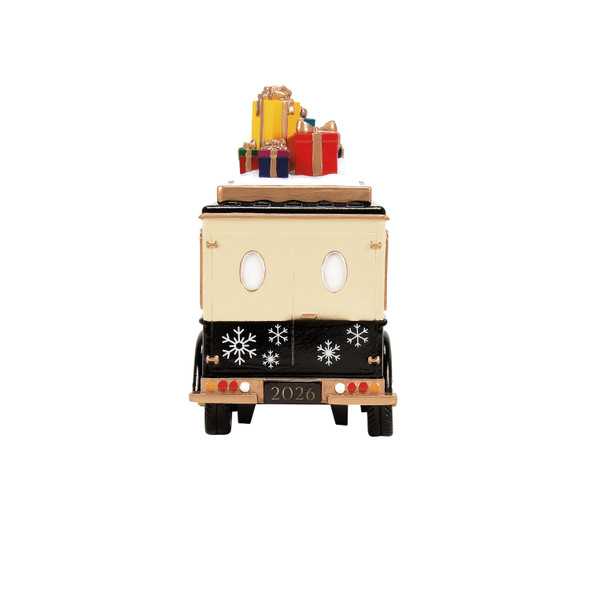 Department 56 Snow Village 50th Anniversary Village Express Van Figure 6018457 -2