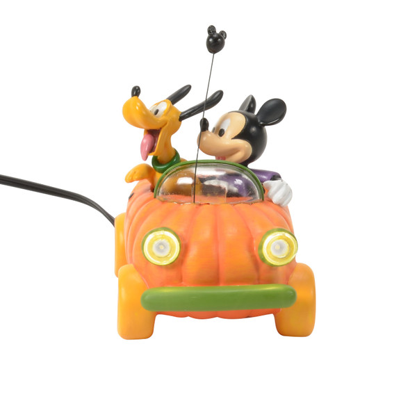 Department 56 Disney Mickey's Pumpkintown Arriving In Style Figure 6013683 -2