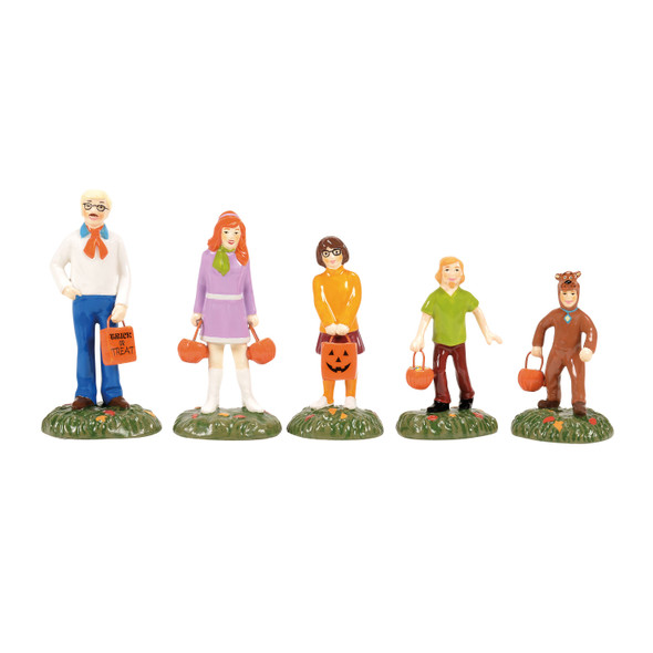Department 56 Halloween Snow Village Scooby Doo Trick or Treaters Figures 6015638