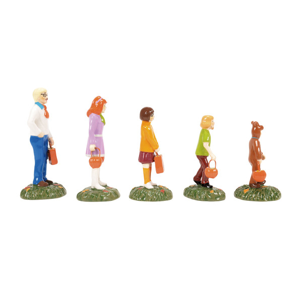 Department 56 Halloween Snow Village Scooby Doo Trick or Treaters Figures 6015638 -2