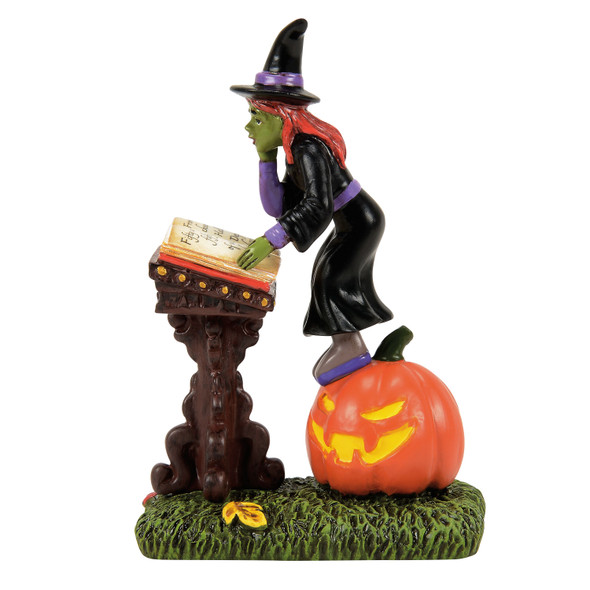 Department 56 Halloween Snow Village The Cursed Curses in Cursive! Figure 6018425