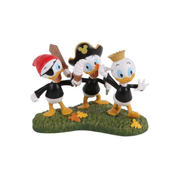 Department 56 Disney Mickey's Pumpkintown Huey Dewey Louie Take A Chance Figure 6018444 -2