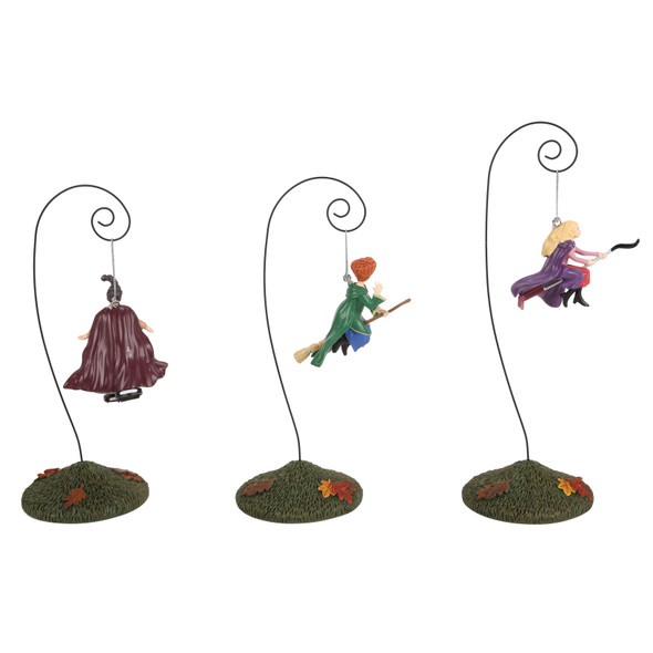 Department 56 Hocus Pocus Village On Modern Brooms Set of 3 Figures 6018471 -2